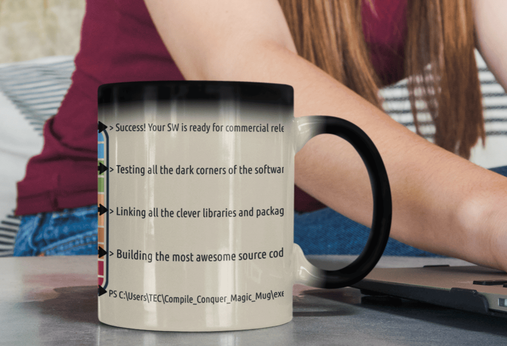 Compile & Conquer Magic Mug