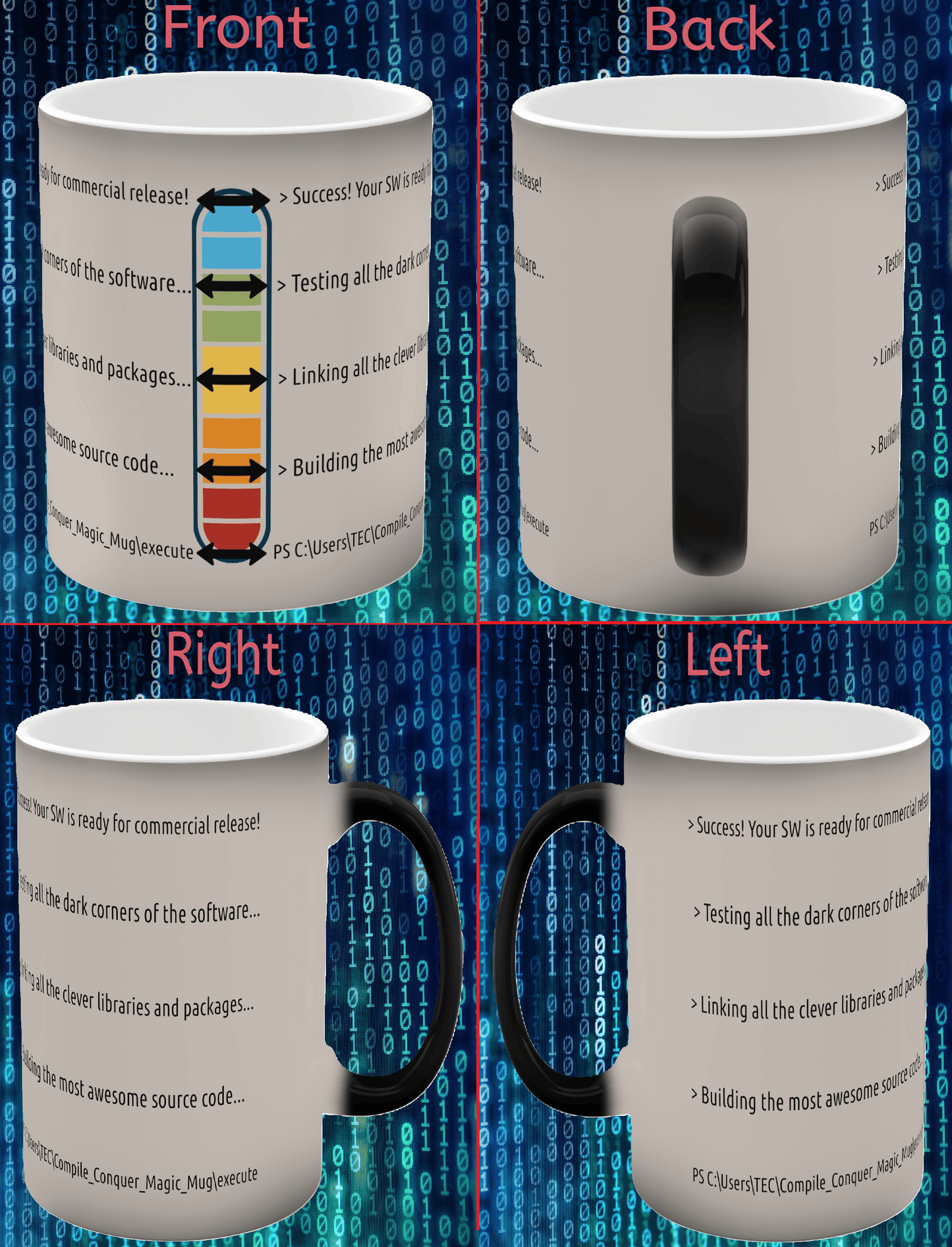 Compile & Conquer Magic Mug