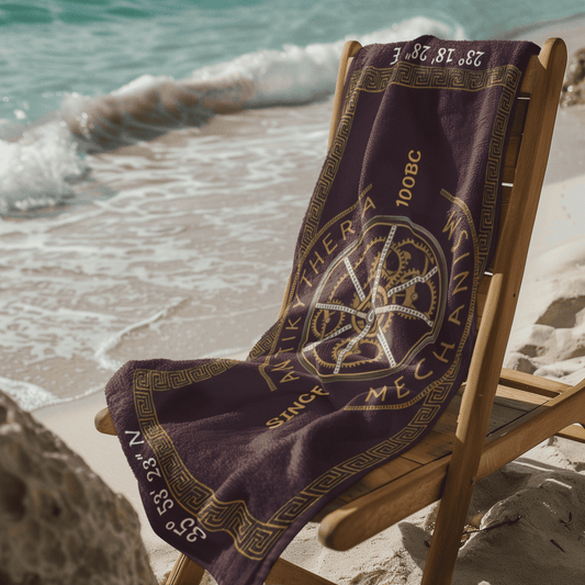 Exquisite Antikythera Mechanism Beach Towel